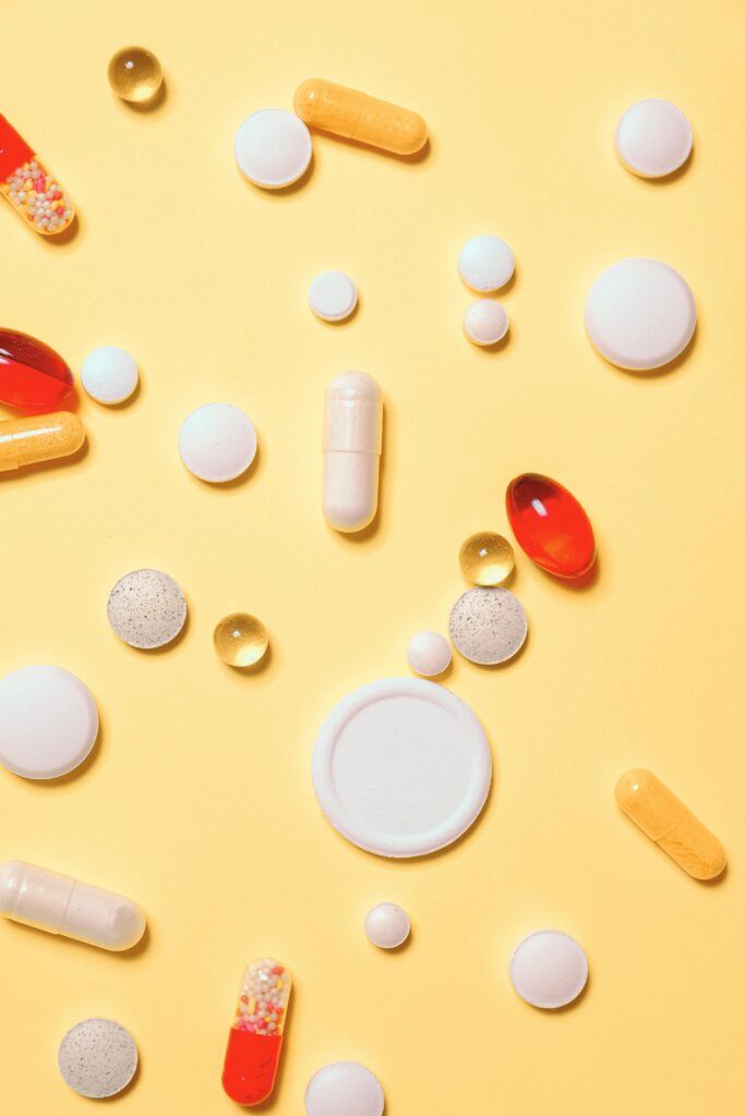 meditación, medicamentos, pastillas