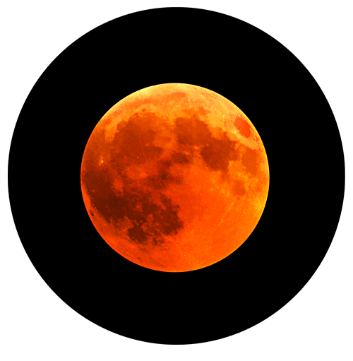 luna roja, eclipse, luna llena